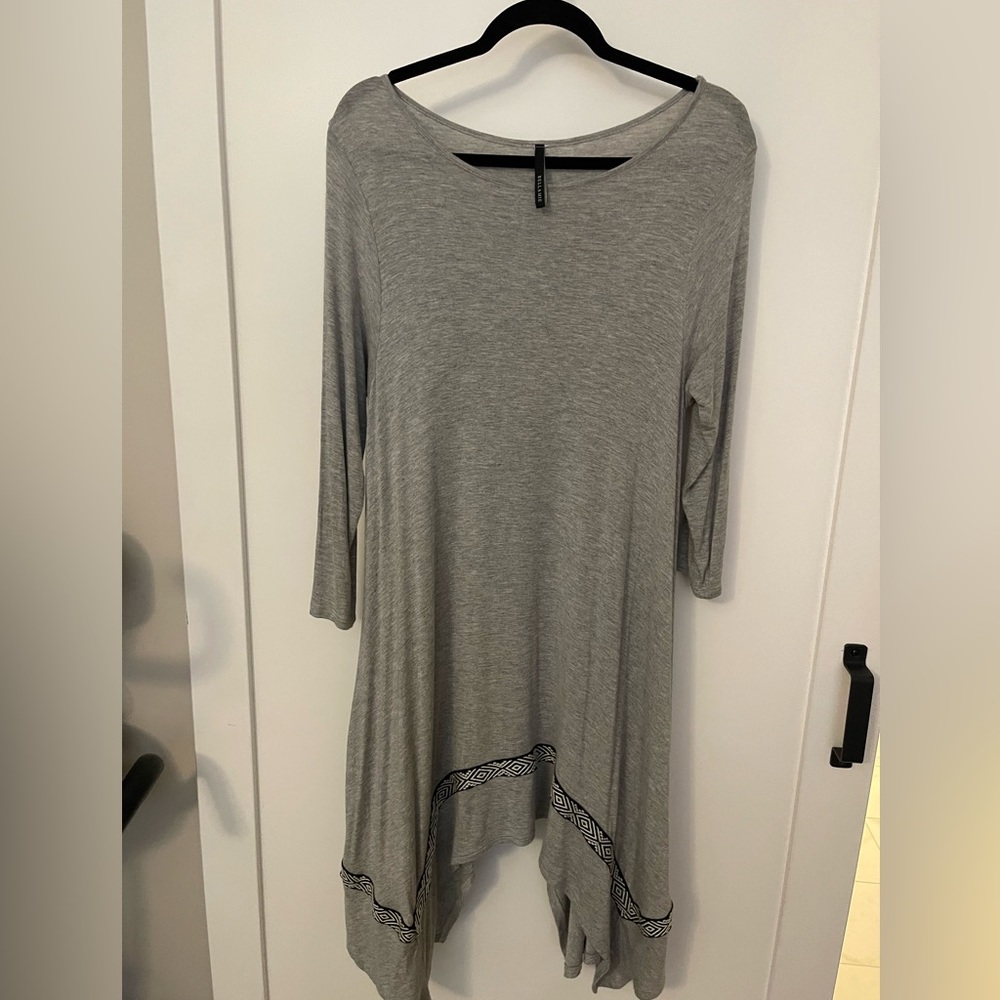 Hi-lo Gray dress/tunic with pockets